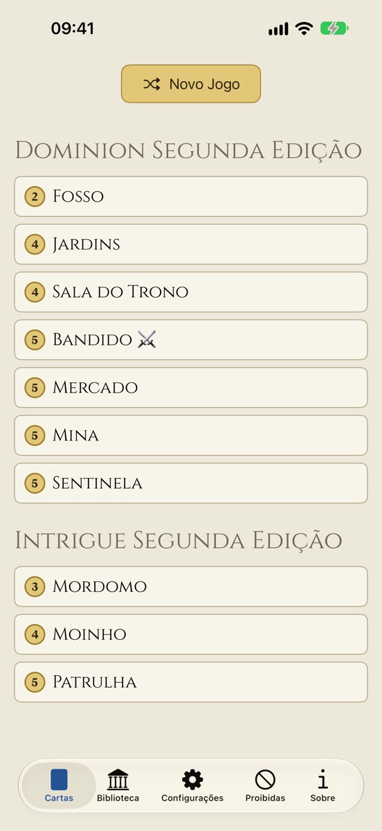 Dominion Minion no iPhone: dez cartas de Reino, ordenadas por custo